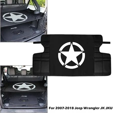 For Jeep Wrangler JK JKU 4-Door 2007-2018​ Rear Trunk Cargo Cover Lite Shield US