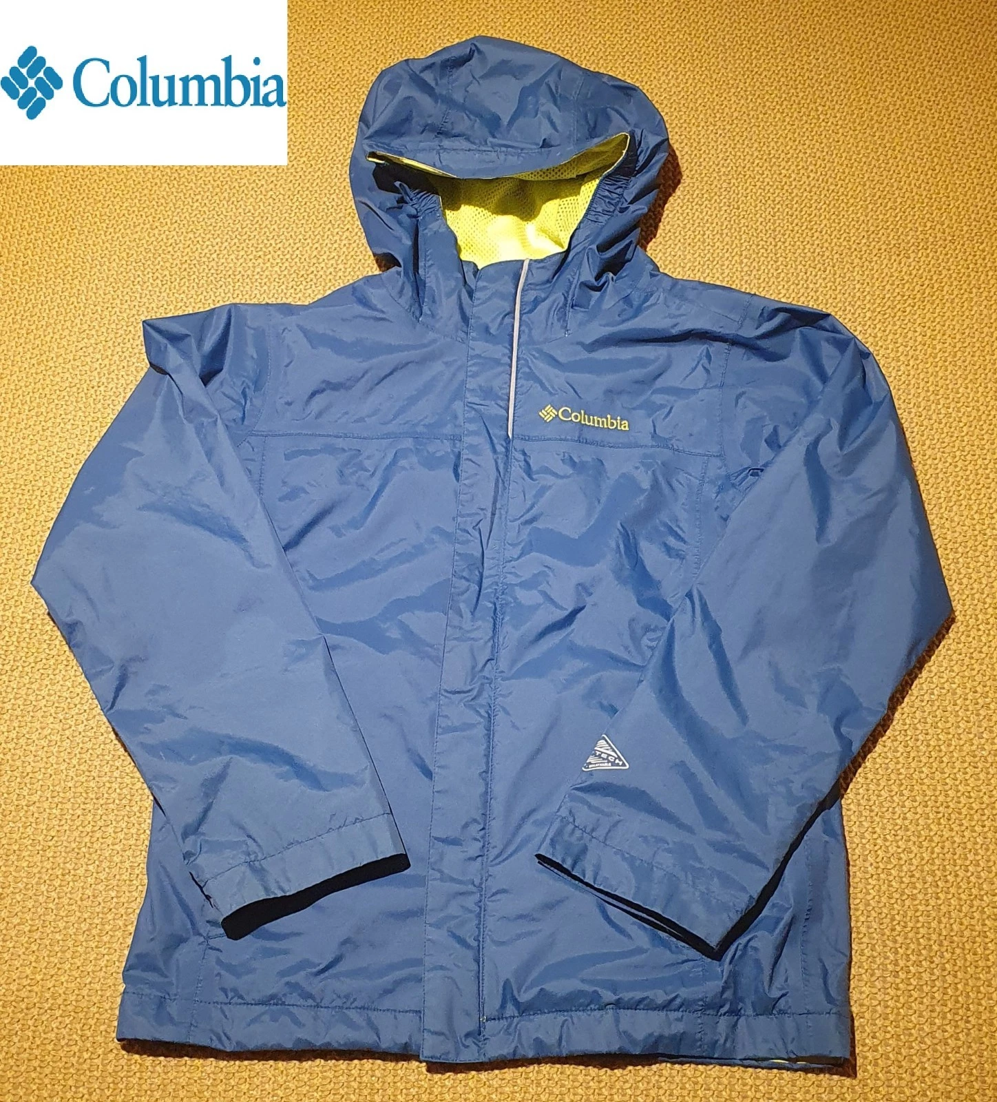 Columbia Omni-Tech Mesh Lined Jacket Youth Size S 8-9yrs Wind/Waterproof Coat