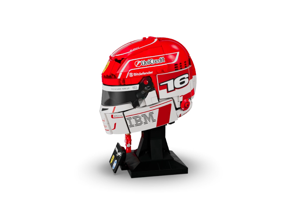 LEGO® Editions: Scuderia Ferrari HP Charles Leclerc Helmet (43014