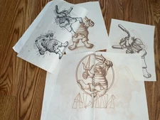 Tri-Chem Liquid Embroidery 2694 Warrior Turtle Ninjas Transfer