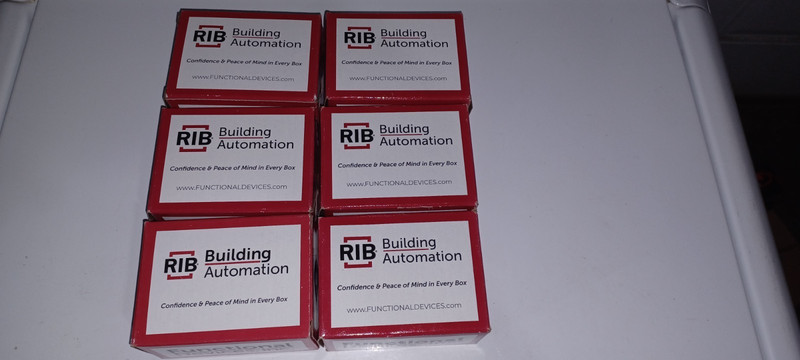 Functional Devices RIBU1C Enclosed Relays lot of 6
