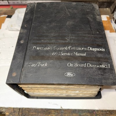 1995 Ford Powertrain Control Emissions Diagnosis Service Manual Car-Truck OBD-I
