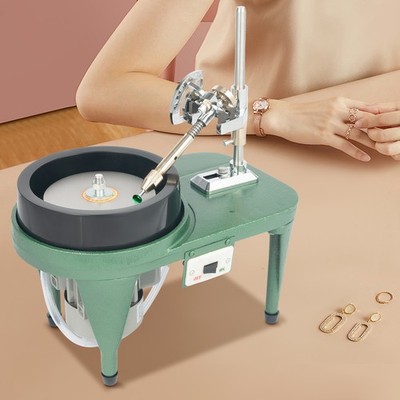 2800RPM Gemstone Grinding Jewelry Lapidary Cutting Polisher Gem Faceting Machine