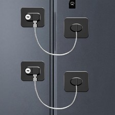 Refrigerator Lock with Keys 2 Pack Fridge Locks for Kids