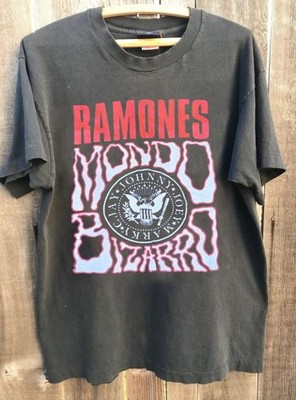 1992 THE RAMONES Band Tour Charcoal Short Sleeve Unisex T shirt Vtg KH18857