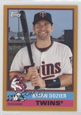 2015 Topps Archives Gold 27/50 Brian Dozier #155 ms9