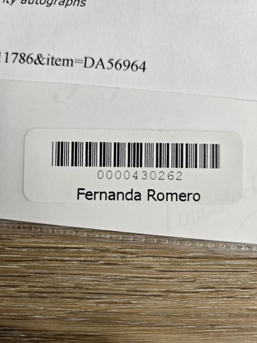 Fernanda Romero Autographed Signed 8x10" Photograph "RPM Miami" Sexy Portrait - Picture 5 of 5