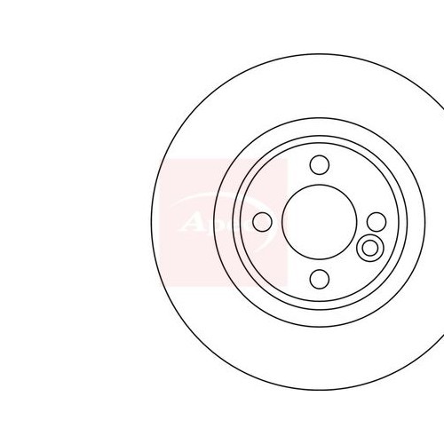 Apec Mini Mini Coupe R58 2010-2015 Bremsscheibe Hinten (Einzeln) DSK2851-image