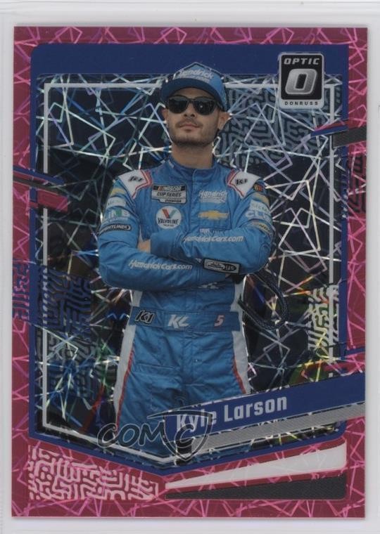 2024 Panini Donruss NASCAR Optic Pink Velocity Prizm /79 Kyle Larson #26 5g8