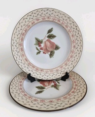 Johnson Bros Obst Sampler große Speiseteller 27,5 cm Vintage / J.Atkins - 2er Set