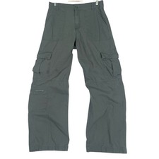 Aeropostale Utility Cargo Pants Army Green Womens Medium Casual Streetwear Y2K