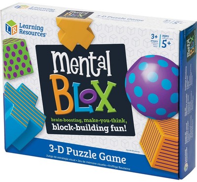 Learning Resources Mental Blox   3D Puzzle & STEM Brain Game with 20 Blocks