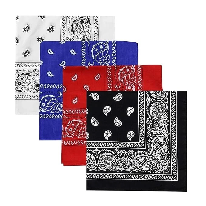 Unisex Soft Breathable Cotton Paisley Printed Cowboy Bandanas,Headband,Scarf
Opens in a new window o