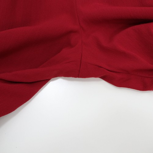 Shrin Guild Pants Wide Leg Cropped Womens S Small Red High Waisted Lagenlook - Picture 6 of 8