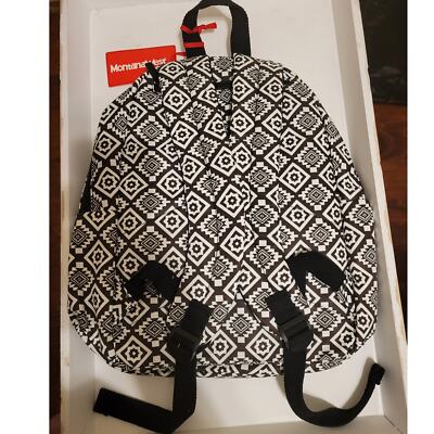 Montana West Aztec Western Printed Nylon Backpack Brown  display picture 1