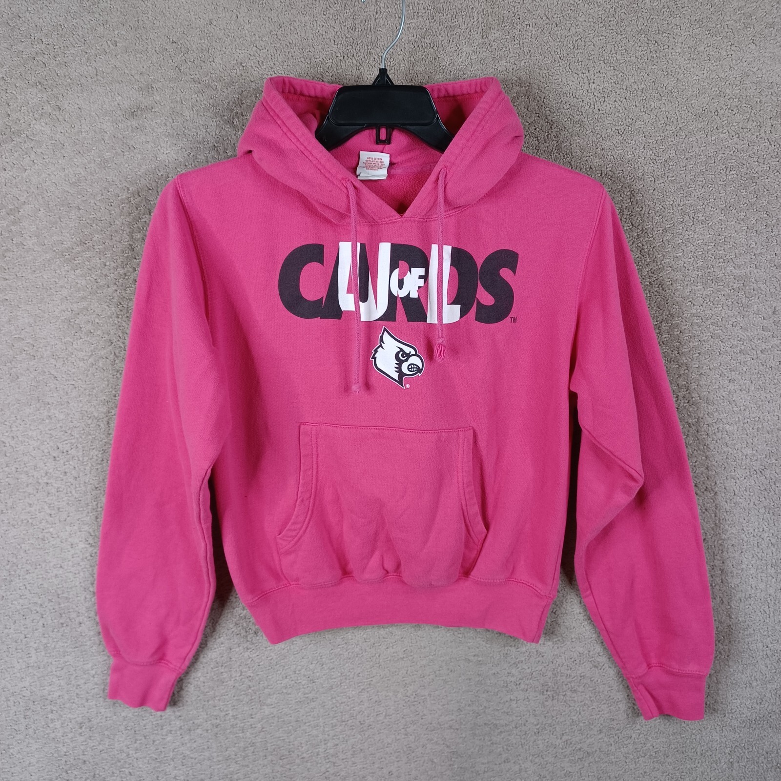 Louisville Cardinals Hoodie Womens Medium Pink Pullover Dodger U of L