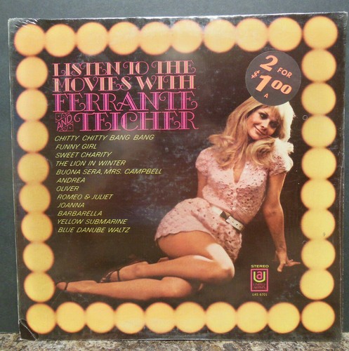 SEALED! Listen To The Movies With Ferrante and Teicher, 12" LP Mint (E)  - Picture 1 of 2