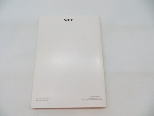 NEC Ready Pentium Systems Hardware Reference / Options Guide 1995 computer book - Picture 8 of 8
