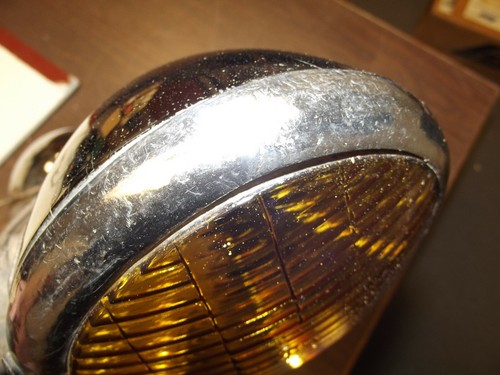 Luces antiniebla ámbar auxiliares vintage de 6" 20-22 radiador automático Mfg caña para ratas calientes personalizada - Imagen 5 de 8