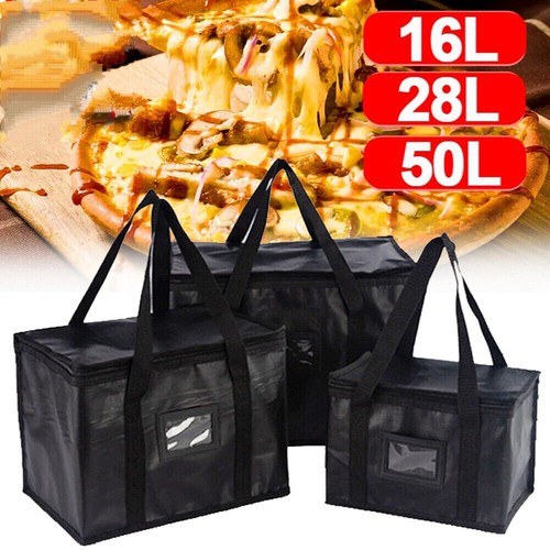 16L/50L Large Food Delivery Insulated Bags Pizza Takeaway Thermal Warm Cold Bag