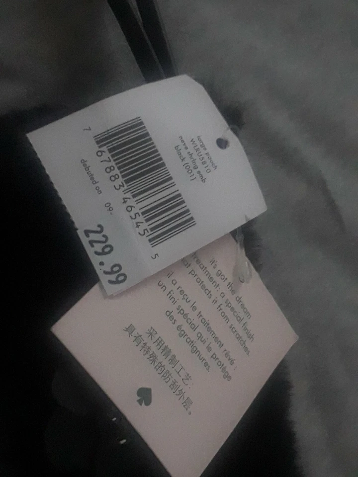 Bolso clutch Kate Spade vintage adornado con piel de Nueva York nuevo raro  Foto 2 de 4