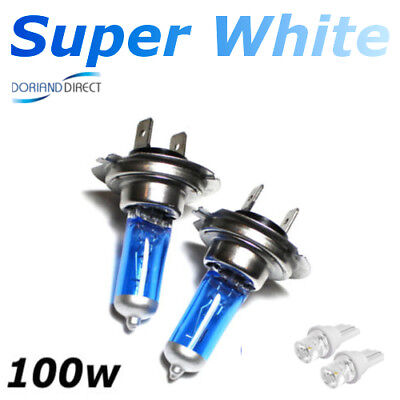 H1 100w Super White Xenon Car Headlight Bulbs 12v W5W 501 Sidelights AC 448
