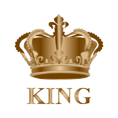Vector Gold King Crown Decoration, Gold Crown, Golden Crown, King Crown