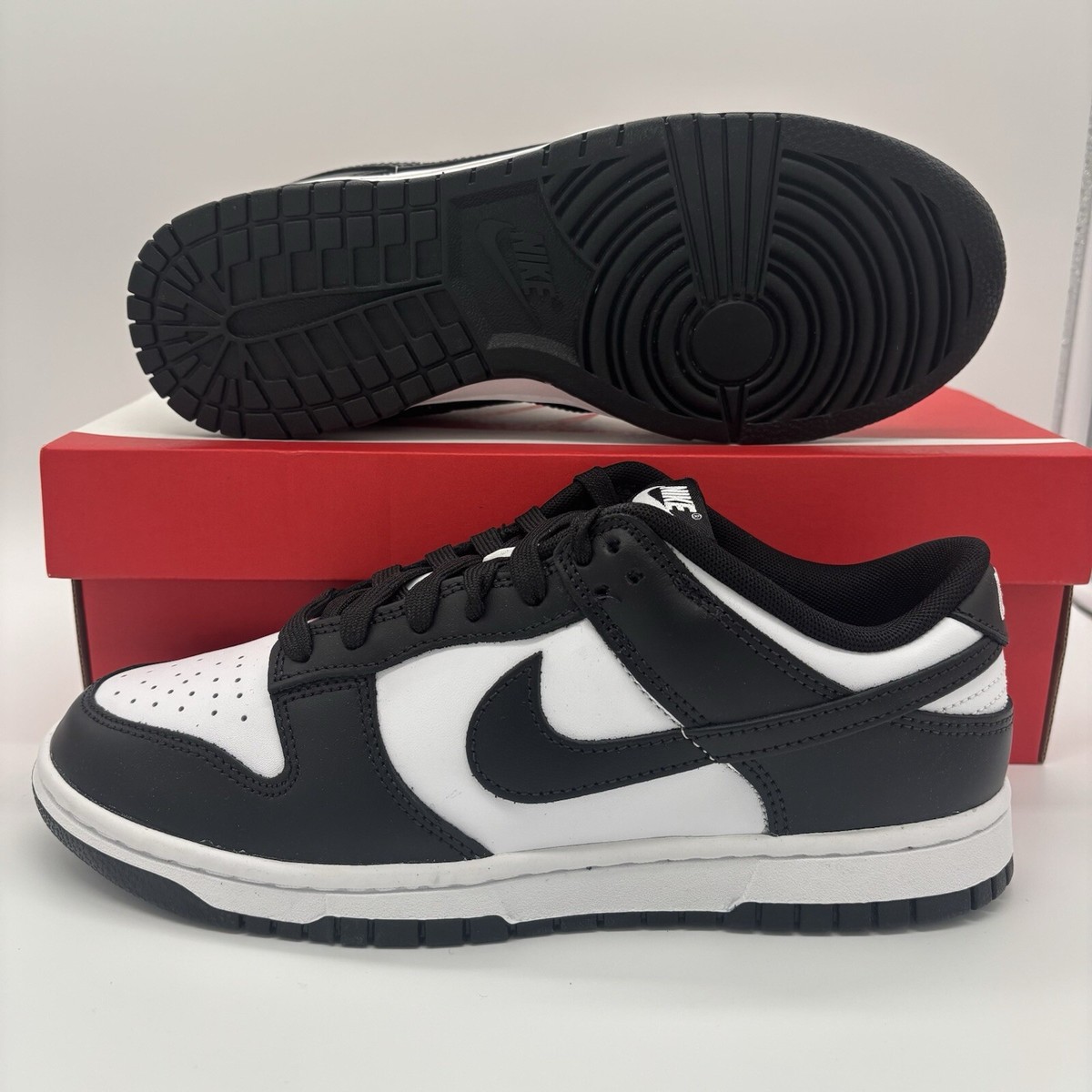 Nike Dunk Low Panda Black White Sneakers DD1391-100 Mens Size