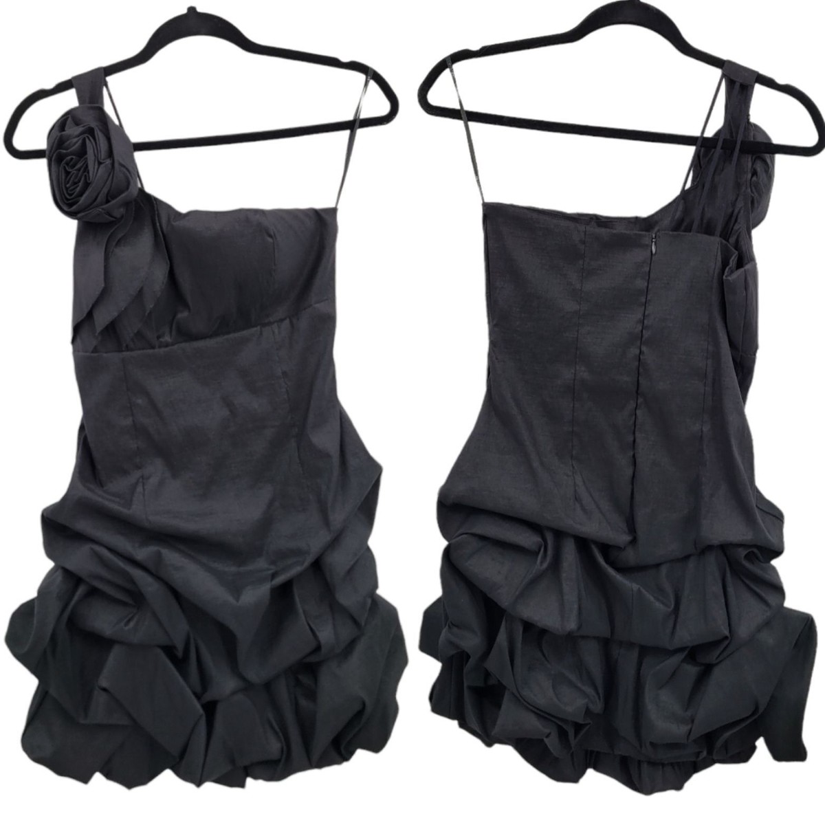 Forever 21 Dress Cocktail Avant-garde One Shoulder Ruffle 3D - Main Image