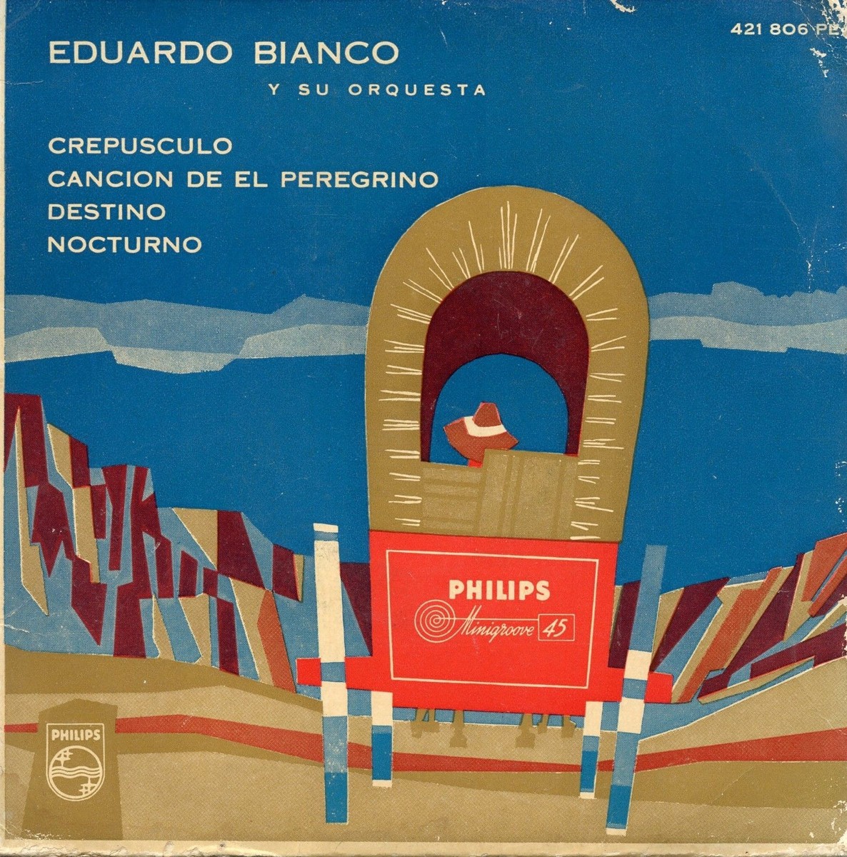 EDUARDO BIANCO / Crepusculo Tango / PHILIPS 421 806 PE Press Spain