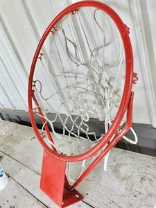 Replacement Basketball Rim & Net Heavy Duty All Weather Hoop NL