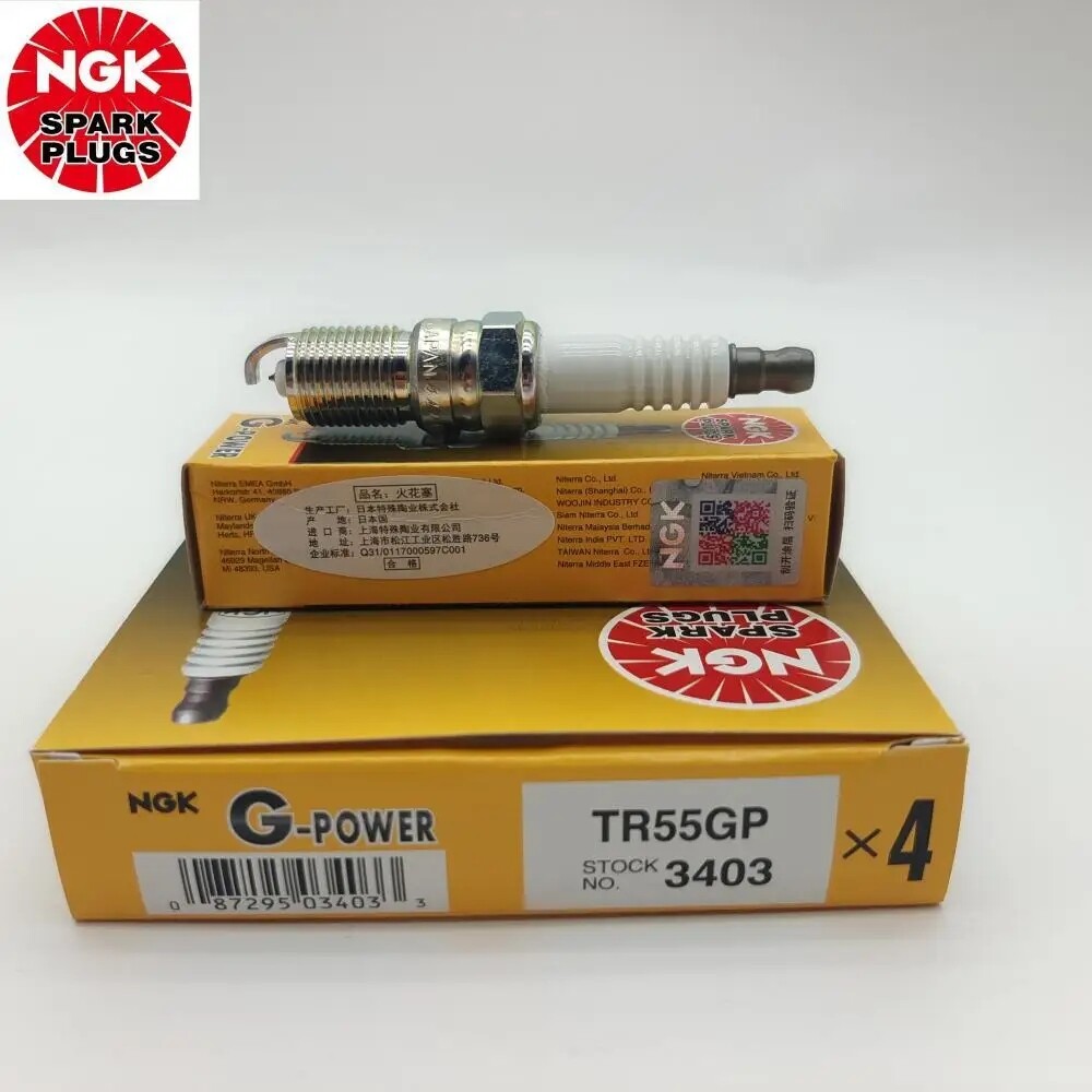 4PCS NGK TR55GP 3403 Platinum Spark Plugs For Cadillac Seville SLS 4.6L LH2
