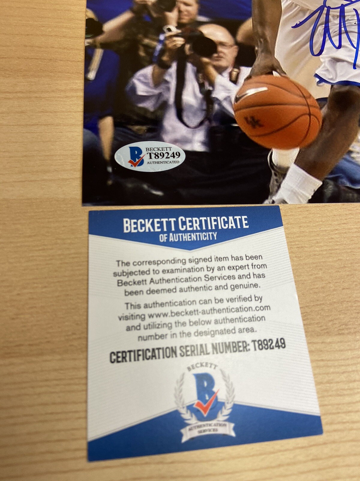 Marquis Teague Kentucky Autographed Signed 8X10 Photo Beckett COA eBay