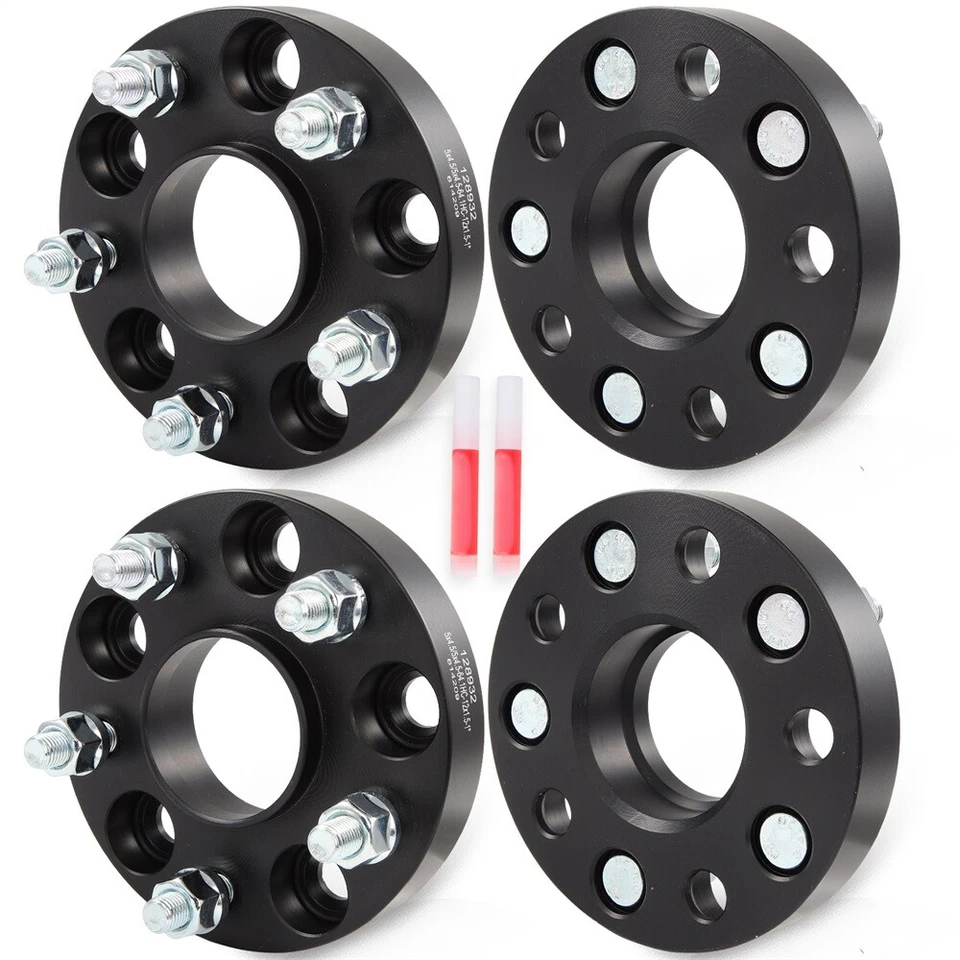 4x 1" 25mm 5x114.3mm Hub Centric Wheel Spacers For 1998-2025 Honda Accord 5 Lug - Image 2 of 4