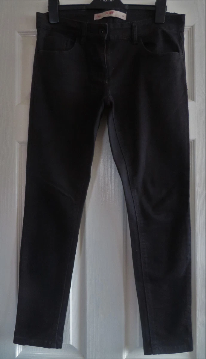 EXCELLENT CONDITION Ladies Next Black Skinny Jeans Size 10 Inside Leg 27