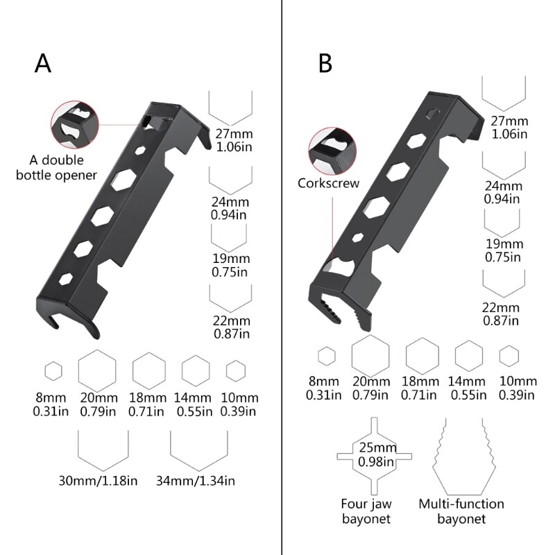 2Pcs Double Ended Wrench Sink Plumbing Tool Bathroom Sink Repair eBay