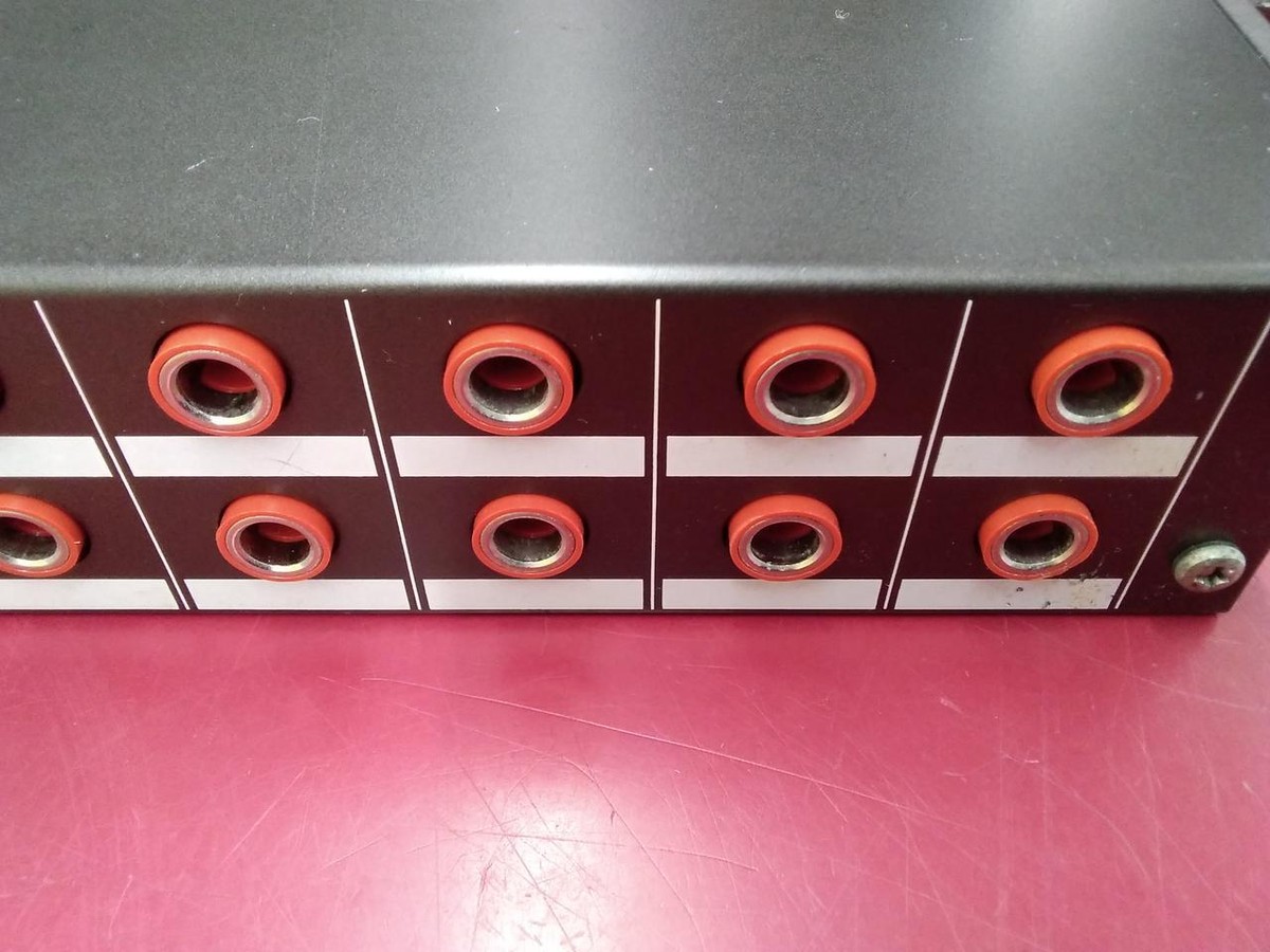TASCAM PB-32P 32-Point Unbalanced Patch Bay Audio Equipment Used
