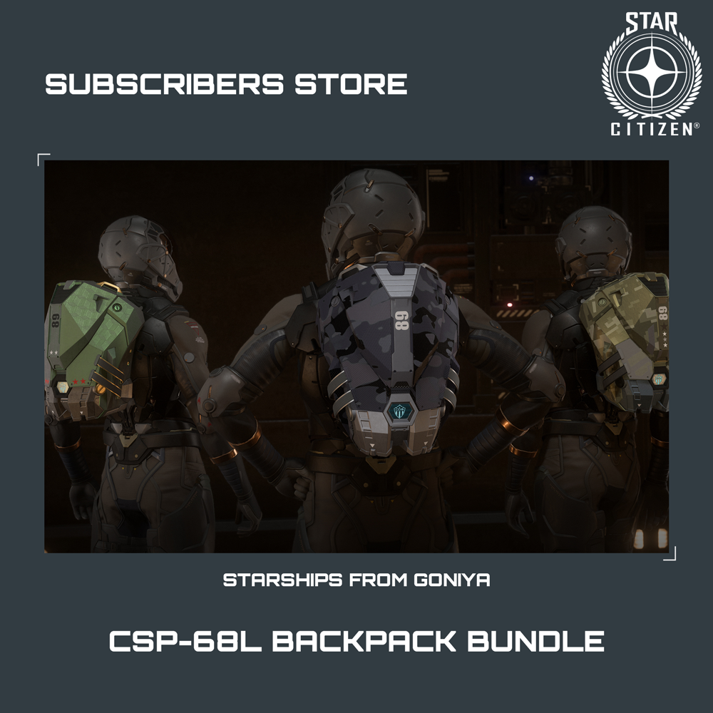STAR CITIZEN SUBSCRIBER STORE BACKPACKS