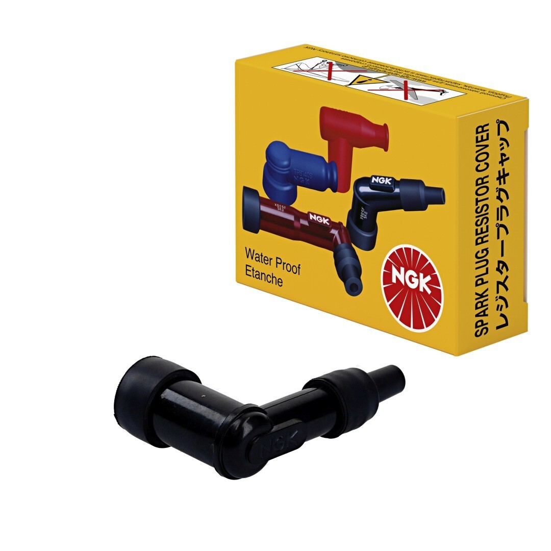 Tube de bougie NGK 8342 haut rendement carré 90 couleur noir