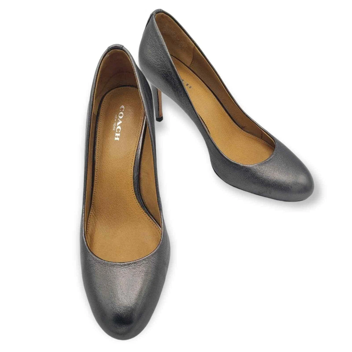 Pewter shop color pumps