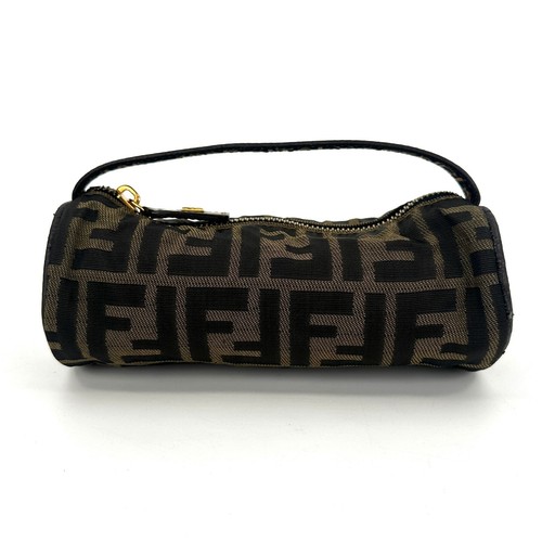 FENDI Tasche Handtasche Zucca braun Nylon echt