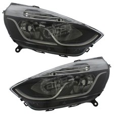 Faro proiettore anteriore nero Renault Clio Mk4 2012-2016 1 coppia guidatore e passeggero