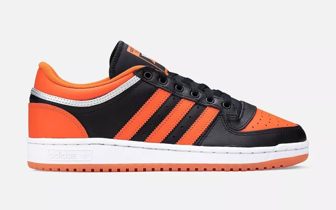 ADIDAS Top Ten Low Shattered Backboard Black Orange White Air