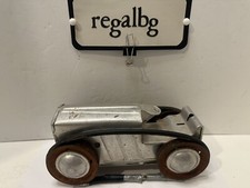 Vintage 50s 1950s MARX CATERPILLAR Silver Tractor Tin Metal Wind Up TOY T ...