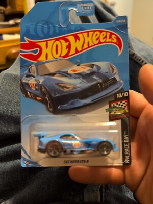 2019 HOT WHEELS DODGE SRT VIPER GTS-R #10/10 RACE DAY Light Blue