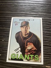 2016 Topps Heritage High Number Derek Law #697 Rookie San Francisco Giants