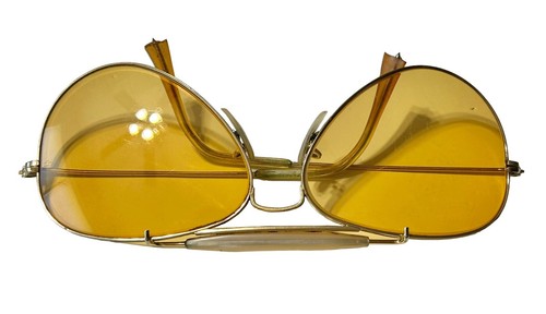 Gafas de sol de colección B&L Ray Ban EE. UU. Outdoorsman amarillo ámbar 52-14 años 70’s - Imagen 15 de 20
