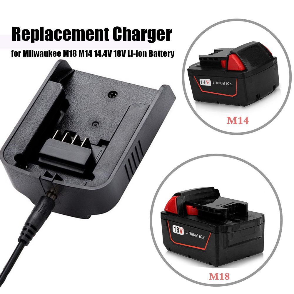 Battery Charger Cable Adaptor For Milwaukee M18 M14 18V Li