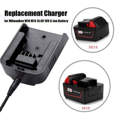 Battery Charger Cable Adaptor For Milwaukee M18 M14 18V Li
