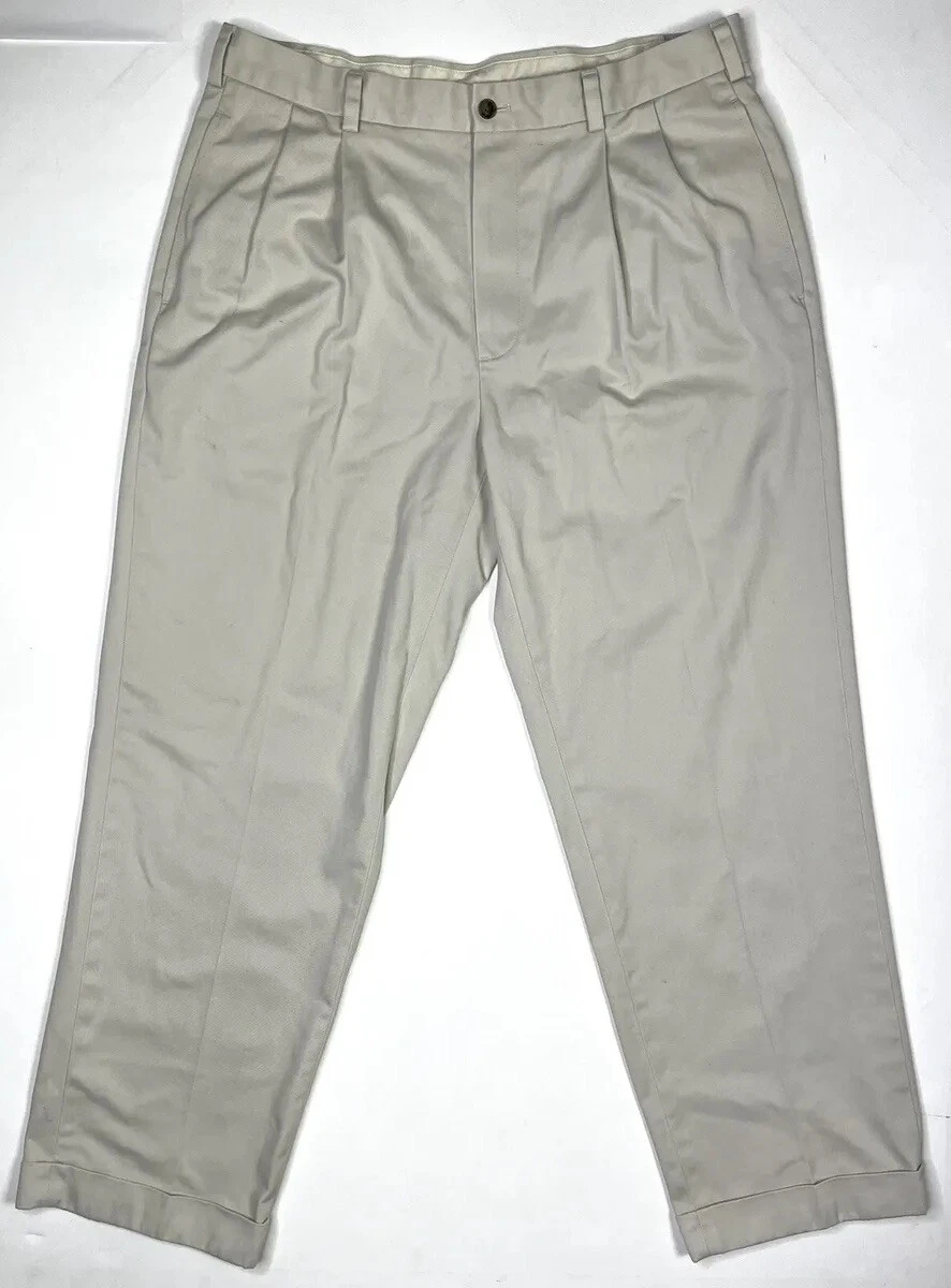 Brooks Brothers 346 Pants Mens 35 X 30 Beige Advantage Chino Elliot
